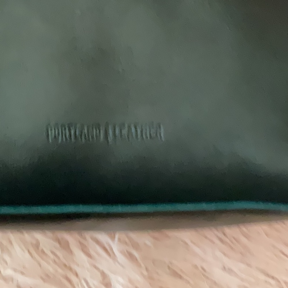 Portland Leather Brand Naomi Large Teal Shoulder Tote - Women's Bag - Picture 4 of 6